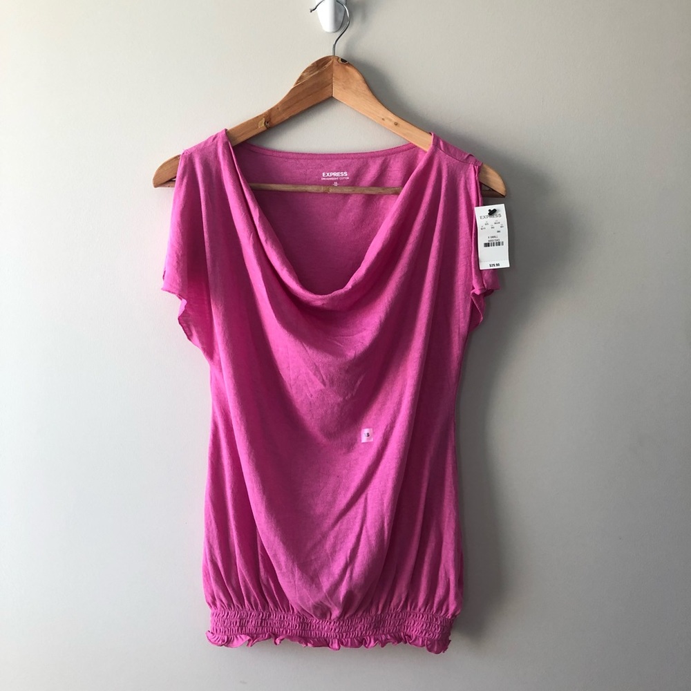 NWT Express Flutter Sleeve Top Size XS